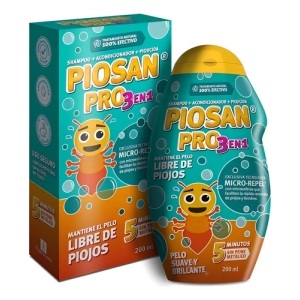 Piosan Pro 3 En 1 X 200g Tratamiento Piojicida Natural