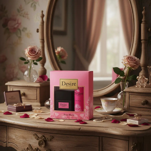 Perfume Desire Sexy Black 50ml + Desodorante 150ml - Imagen 2