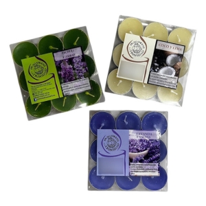 Velas Artesanales Aromatizadas Con Aceites Esenciales X9 Un.