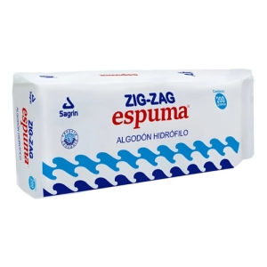 Zigzag Algodon Espuma Sagrin 200g