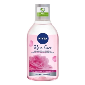 Agua Micelar Bifásica Nivea Rose Care Para Todo Tipo De Piel 400 Ml