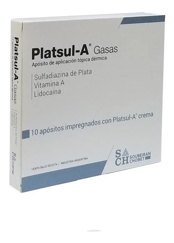 Gasas Platsul Cicatrizante X 10 Apositos