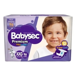 Pañales Babysec Premium Sin Género Xxg X 96 Unidades Extra Extra Grande (xxg)