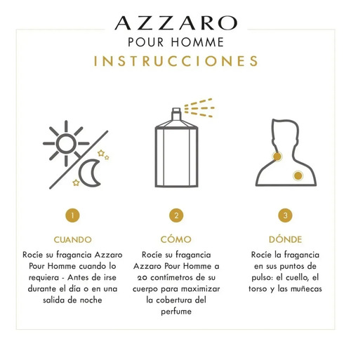 Perfume Azzaro Pour Homme Edt 100 Ml Para Hombre - Imagen 9