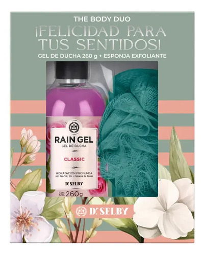 Gel De Ducha Rain Gel + Esponja Exf Sangar - Imagen 2