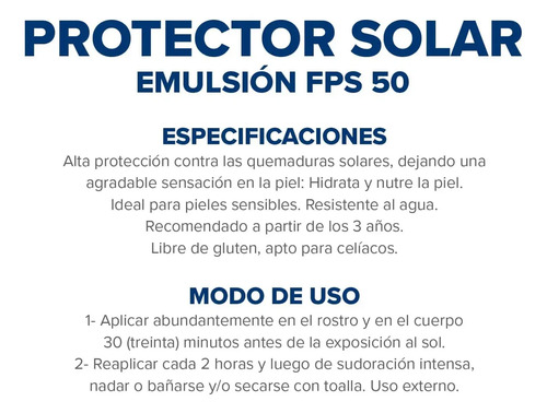 Emulsión De Protección Solar Dermaglós Con Spf 50 - Imagen 4