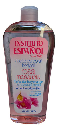 Aceite Corporal Instituto Español Rosa Mosqueta 400 Ml - Imagen 3