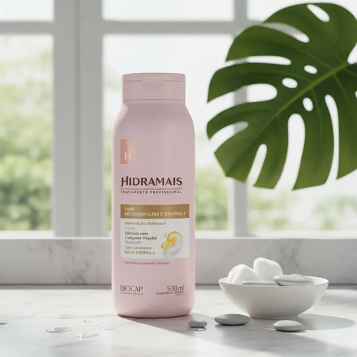 Loção Hidratante Colágeno E Vitamina E 500ml Hidramais Tipo De Embalagem Pote Fragrância Colageno - Imagen 2