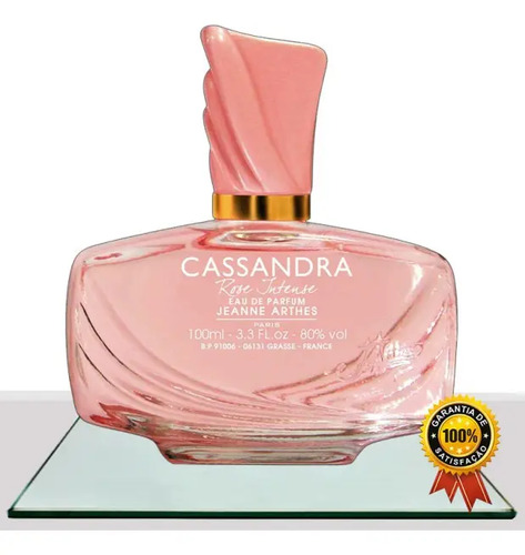 Perfume Jeanne Arthes Cassandra Rose Intense Edp Frutal 100ml - Imagen 6