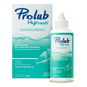 Solución Liquida Prolub Hyfresh Lentes De Contacto 100 Ml
