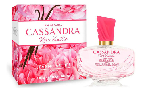 Perfume Cassandra Rose Vanille 100ml Jeanne Arthes Floral Mujer - Imagen 4