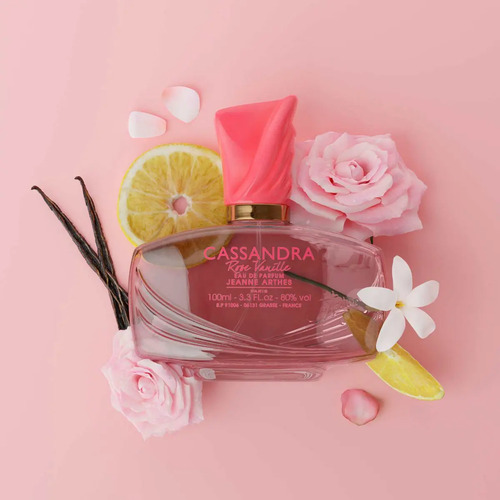Perfume Cassandra Rose Vanille 100ml Jeanne Arthes Floral Mujer - Imagen 5