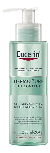 Gel Eucerin Dermopure Limpieza Facial X 200ml Grasa Día/noche