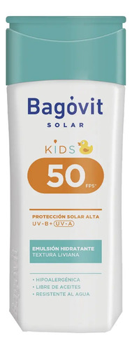 Protector Solar Bagovit Niños Emulsión Fps50 200 Ml - Imagen 2