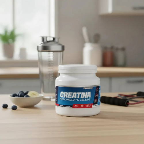 Creatina Monohidratada en Polvo Servimedic 400g Deportivo Sin Sabor - Imagen 2
