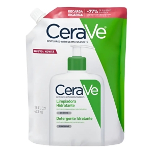 Recarga Loción Cerave Limpiadora E Hidratante 473 Ml Cerave Limpiador Hidratante Día/noche Para Todo Tipo De Piel De 473ml +15 Años Normal A Seca
