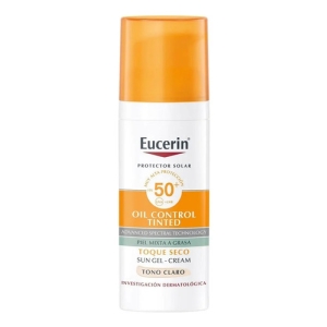 Protector Solar Facial Toque Seco Fps 50+ Oil Control Piel Mixta-Grasa 50ml Eucerin