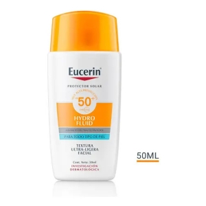 Protector Solar Facial Hydro Fluid Fps50+ Contiene 50ml Eucerin