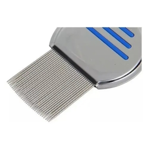 Peine Para Piojos Terminator De Metal Plateado
