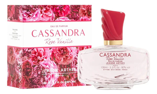 Perfume Cassandra Rose Vanille 100ml Jeanne Arthes Floral Mujer