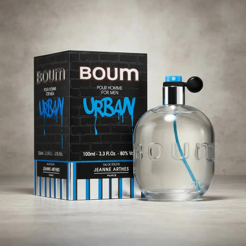 Jeanne Arthes Boum Urban Eau De Toilette Hombre 100ml Aromático Amaderado - Imagen 3
