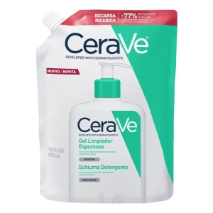 Cerave Gel Limpiador Espumoso Piel Normal A Grasa 473 Refill Momento De Aplicación Día/noche