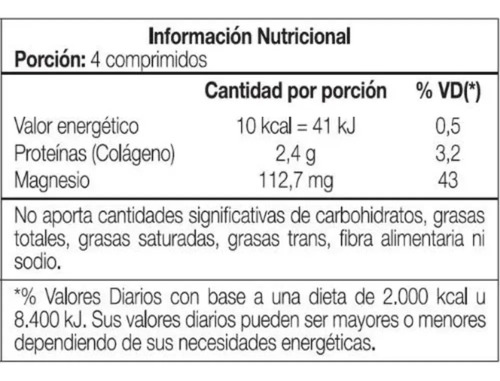 Colágeno Con Magnesio (75 Comprimidos) - Ana María Lajusticia Sin Sabor - Imagen 9