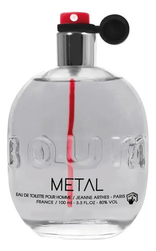 Eau De Toilette Jean Arthes Boum Metal Amaderado Especiado 100ml - Imagen 2
