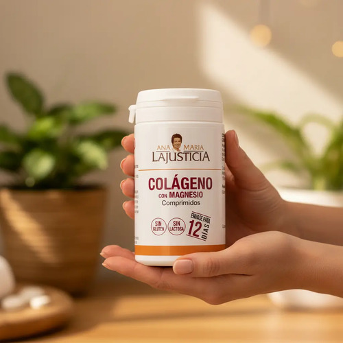 Colágeno Con Magnesio (75 Comprimidos) - Ana María Lajusticia Sin Sabor - Imagen 6
