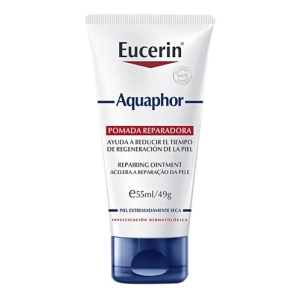 Eucerin Pomada Reparadora Aquaphor Dúo 10ml, Hidratación Intensiva, Bálsamo Labial Neutra
