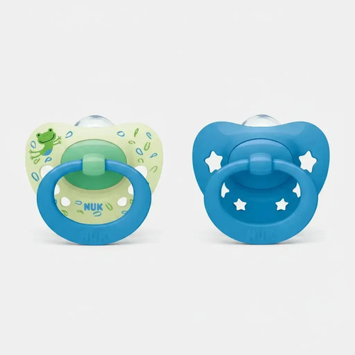 Chupetes Nuk Signature X2 Unidades Anatómico Silicona Estuch Color Verde Período De Edad 6-18 Meses - Imagen 4
