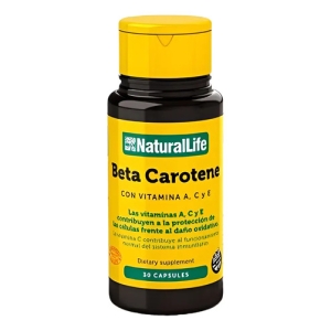 Suplemento En Cápsulas Natural Life Betacaroteno Dietario En Frasco 30 Un