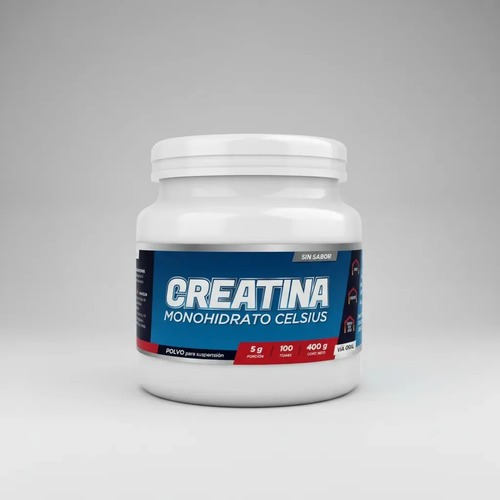 Creatina Monohidratada en Polvo Servimedic 400g Deportivo Sin Sabor - Imagen 5