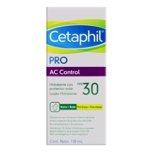 Loción Hidratante Facial Pro Ac Dermacontrol Spf 30 118ml Cetaphil