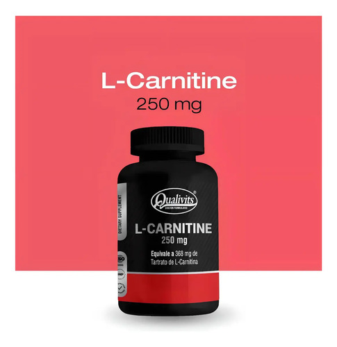 L Carnitine 250 Mg Qualivits X 60 Cápsulas Sabor Sin sabor Ftw Sports Nutrition - Imagen 3