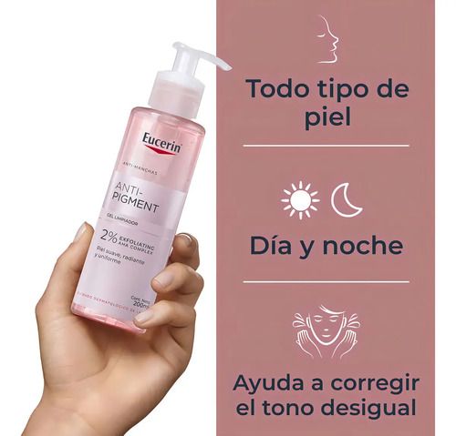 Gel Exfoliante De Limpieza Anti-pigmento 200ml Eucerin Rosas - Imagen 5