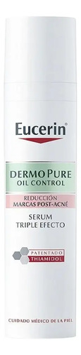 Eucerin Dermopure Oil Control Serum Triple Efecto Antibrillo Tipo De Piel Grasa 40 Ml Día/noche - Imagen 2