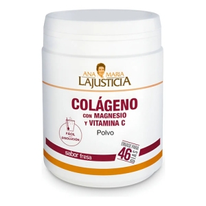 Colageno Con Magnesio Y Vitamina C Sabor Fresa Polvo X 350g Frutilla