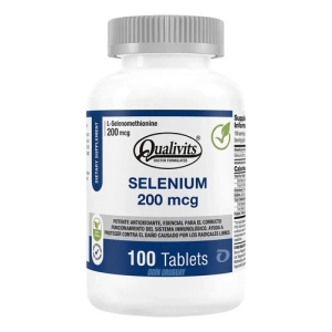 Selenio 200 Mcg X100 Tab Qualivits Inmunológico Antioxidante Natural