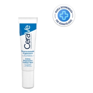 Crema Reparadora Para Contorno De Ojos Cerave Día/noche Para Todo Tipo De Piel De 14ml/14g +25 Años