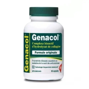Colágeno Hidrolizado Genacol 90 Caps Sin Sabor