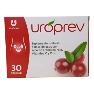 Suplemento Dietario Uroprev X 30 Cápsulas Sin Sabor