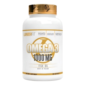 Omega 3 1000mg Fish Oil Landerfit Sabor Neutro