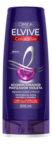 Acondicionador Elvive Color Vive Purple 200 Ml