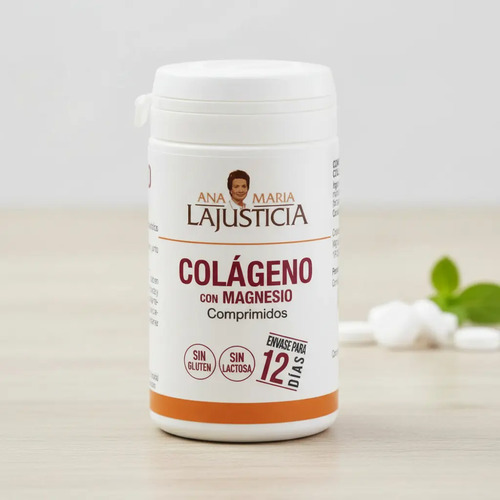 Colágeno Con Magnesio (75 Comprimidos) - Ana María Lajusticia Sin Sabor - Imagen 7