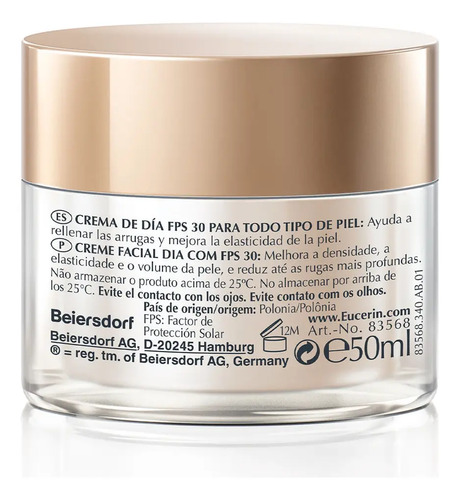 Crema Facial Hyalluron-fyller Y Elasticity Día 50 Ml Eucerin - Imagen 2
