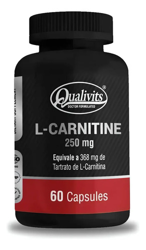 L Carnitine 250 Mg Qualivits X 60 Cápsulas Sabor Sin sabor Ftw Sports Nutrition