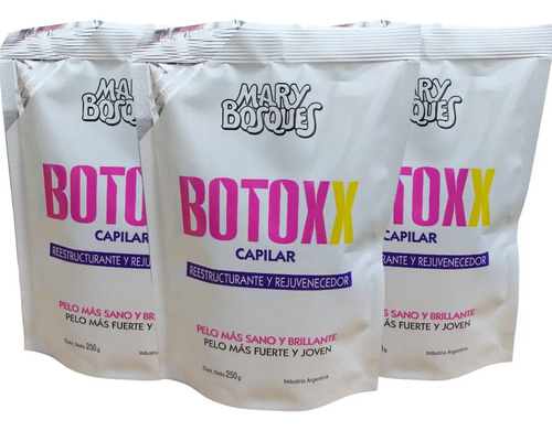 Botoxx Capilar Reestructurante Rejuvenece Mary Bosques 250g - Imagen 12