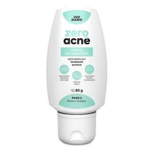 Zero Acne Crema Facial Megalabs 80g Control Acné Seborregulador Acneica Día/noche