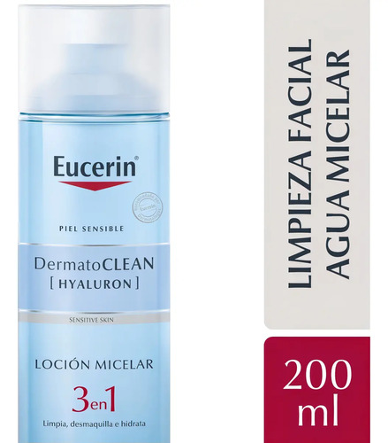 Eucerin Dermatoclean Loción Micelar 3 En 1 200 Ml